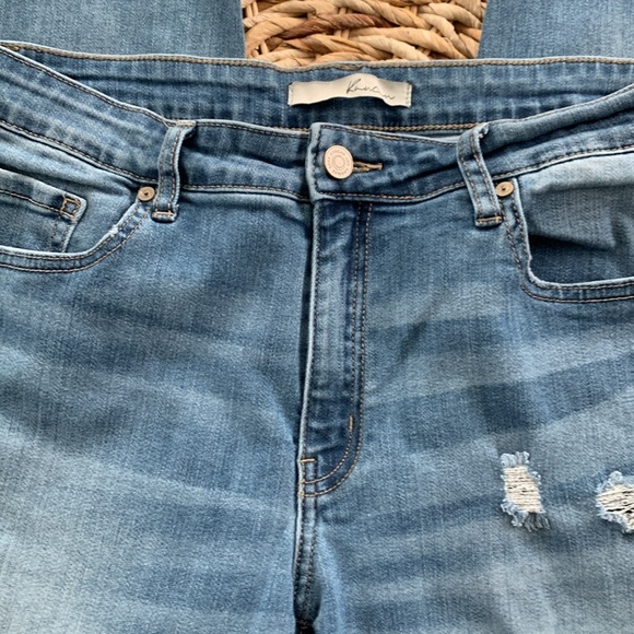 KanCan Destructed Patched Skinny Jean - Picture 8 of 12